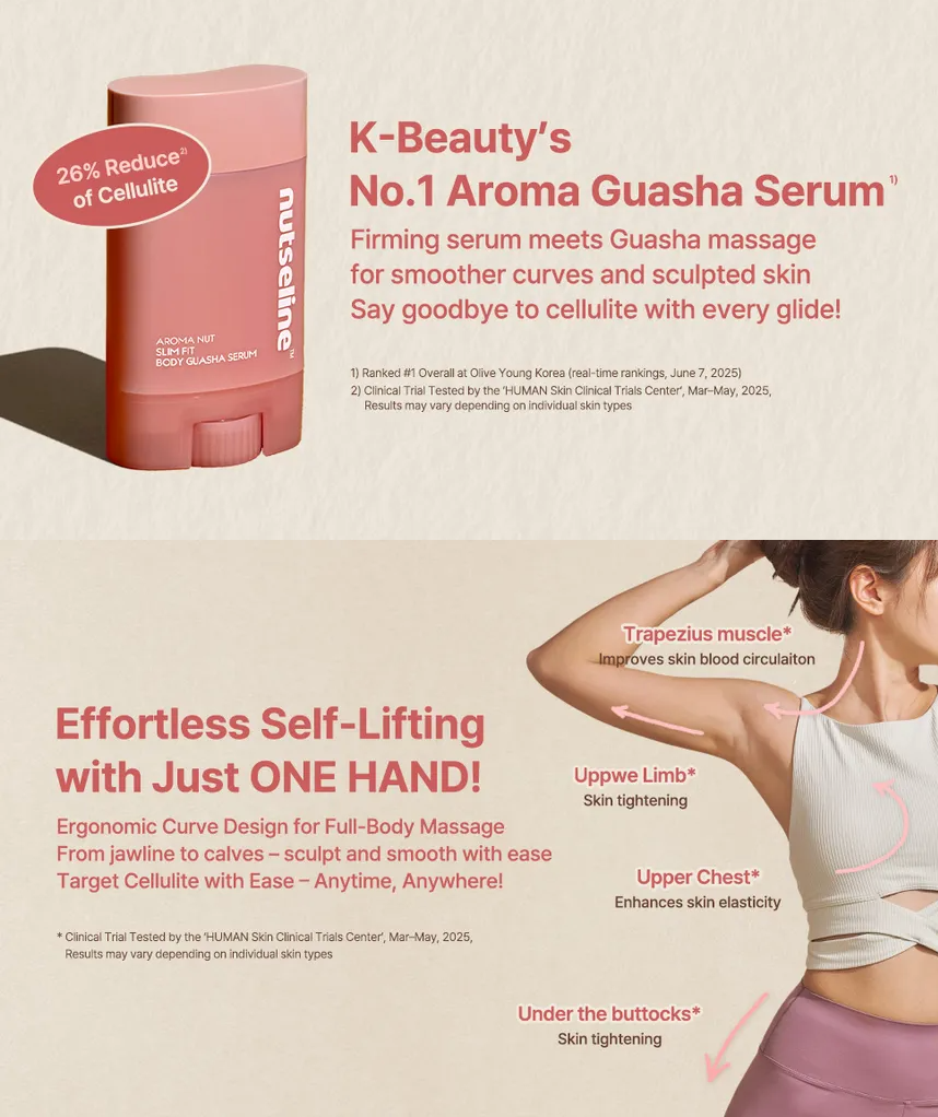 Nutseline - Aroma Nut Slim Fit Body Guasha Serum
