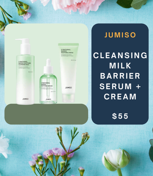 jumiso  cleansing milk barrier serum + cream - Mother's day special