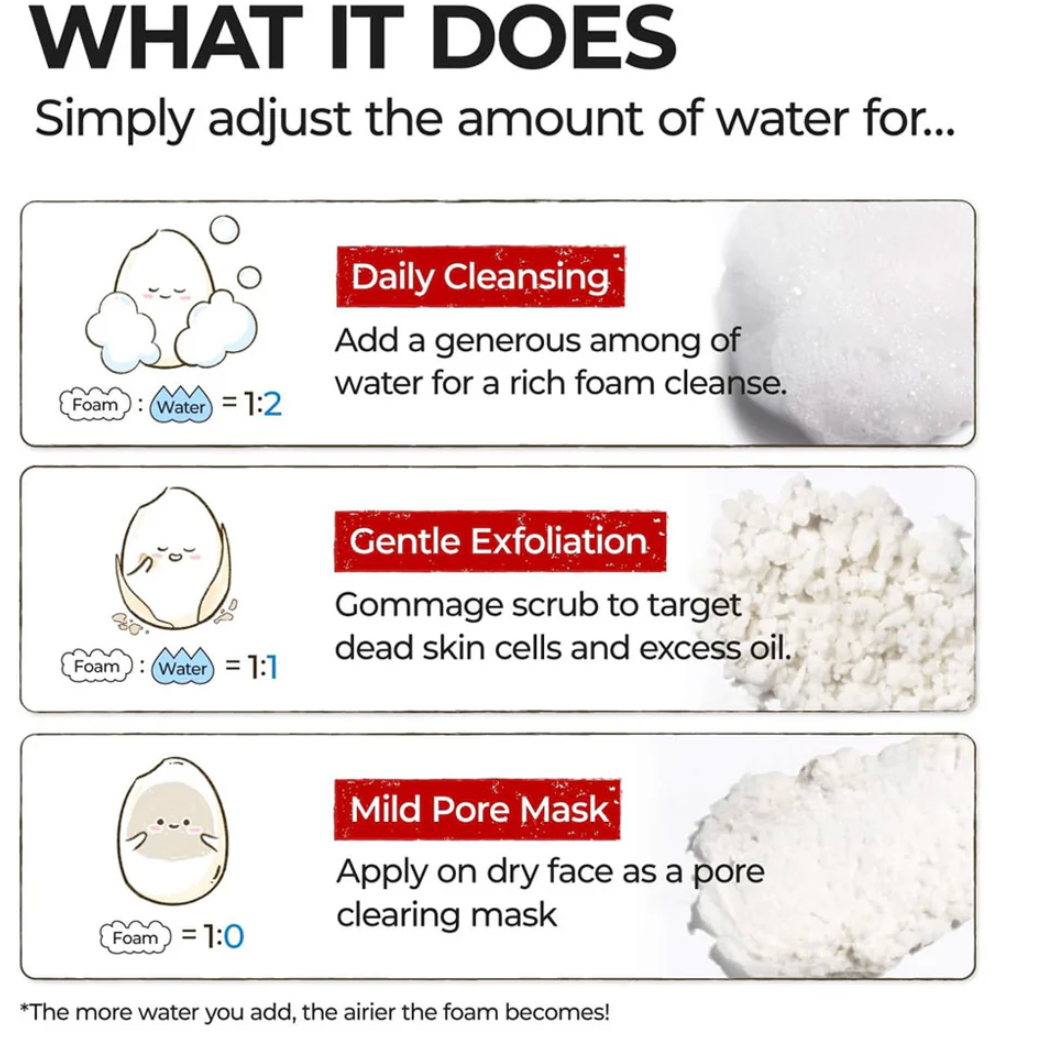 Numbuzin - No.3 Rice Enzyme Skin Softening Cleansing Foam (170ml)