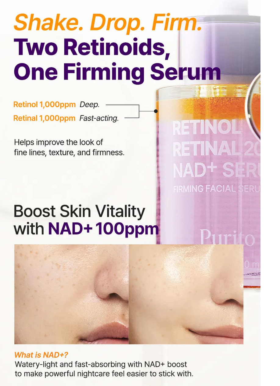 Purito Seoul - Retinol Retinal 2000 NAD+ serum