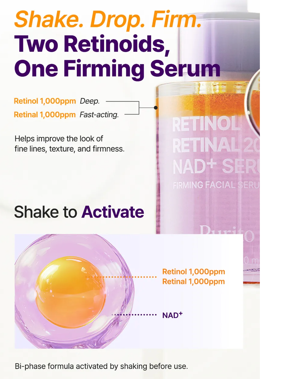 Purito Seoul - Retinol Retinal 2000 NAD+ serum
