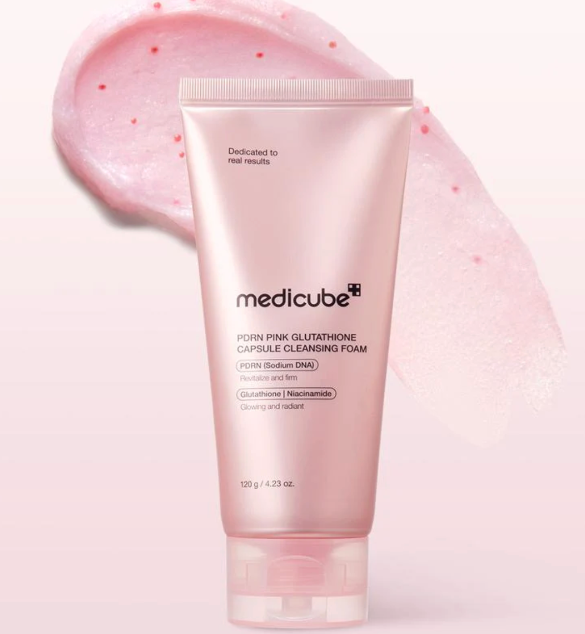 Medicube - PDRN Pink Glutathione Capsule Cleansing Foam