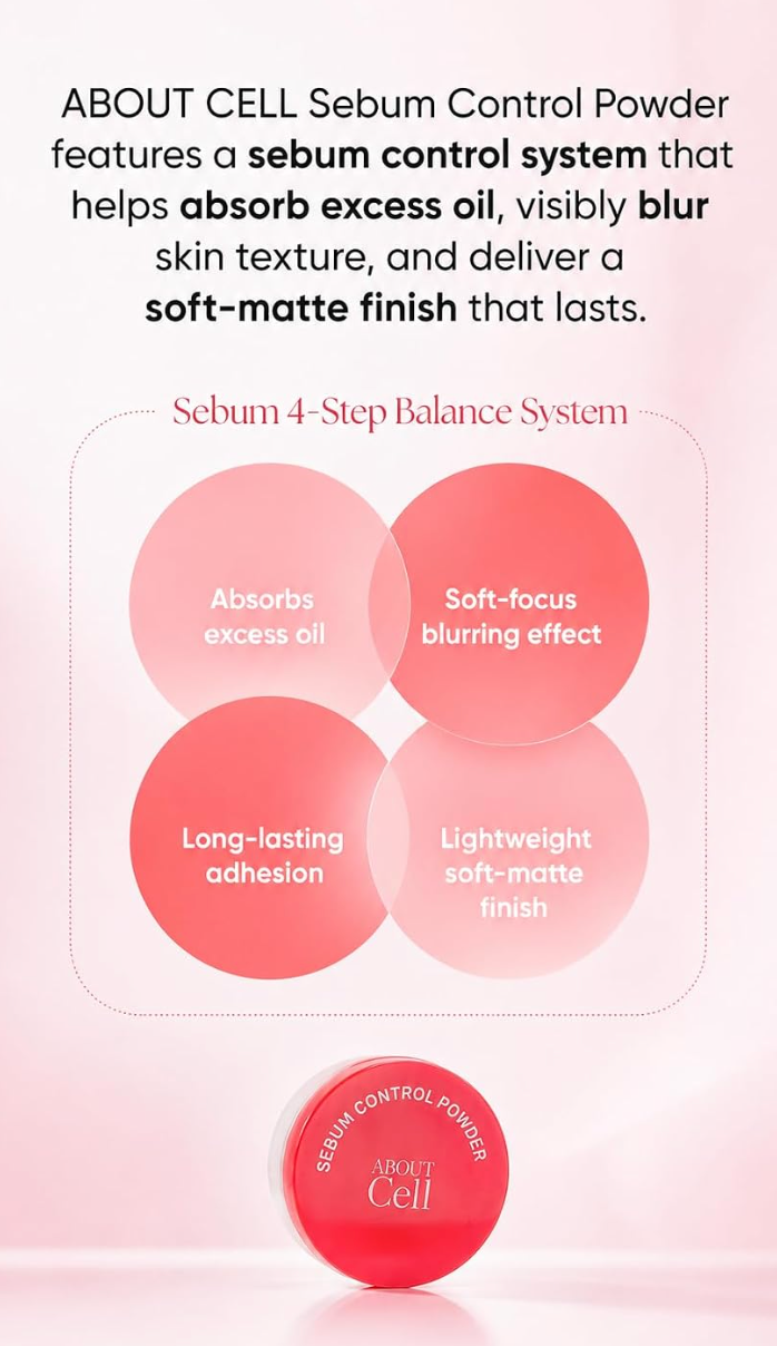Aboutcell - Sebum Control Powder 6g (open box)