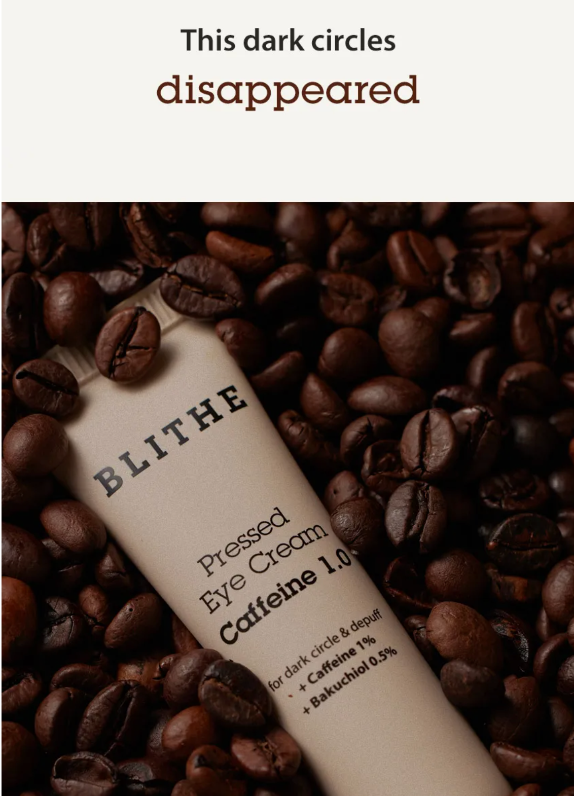 BLITHE - Pressed Eye Cream Caffeine 1.0 20ml