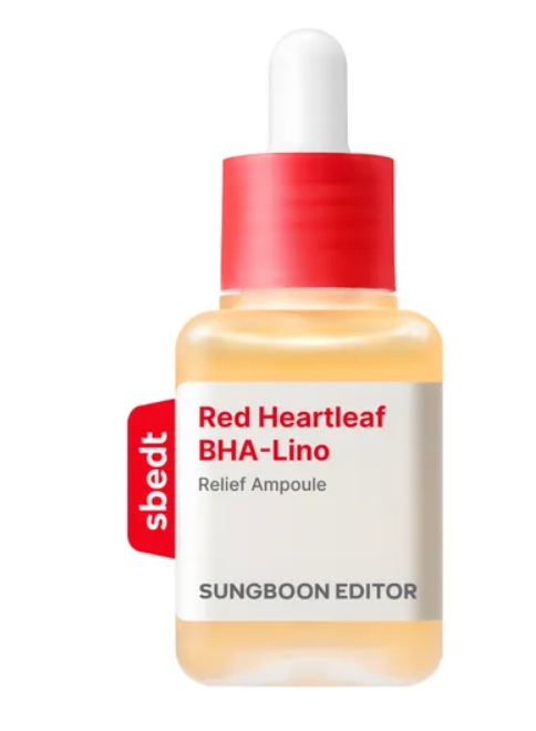 SUNGBOON EDITOR - Red Heartleaf BHA-Lino Trouble Relief ampoule 10ml