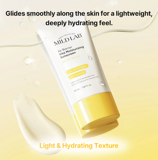 Mildlab - Air Barrier Vita Moisturising Sunscreen 50ml
