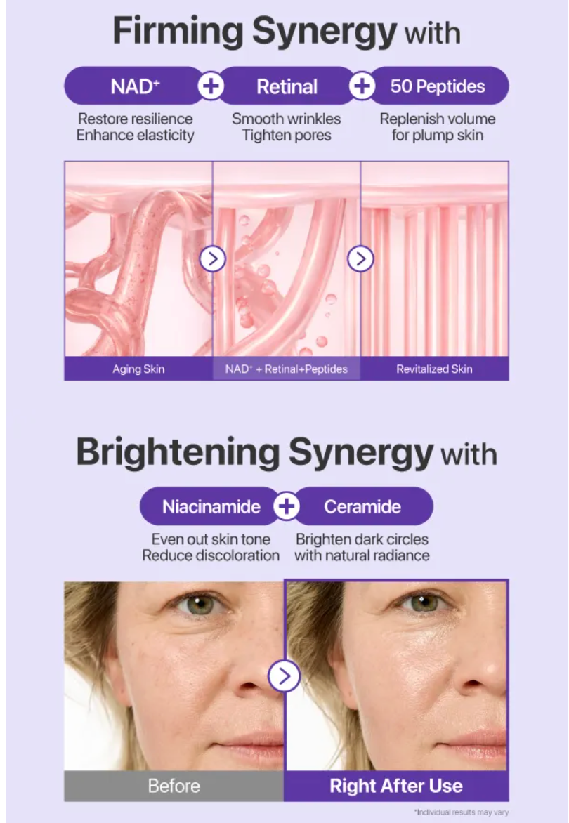 numbuzin - No.9 NAD+ Retinal Volumetox Eye Cream Tube Type