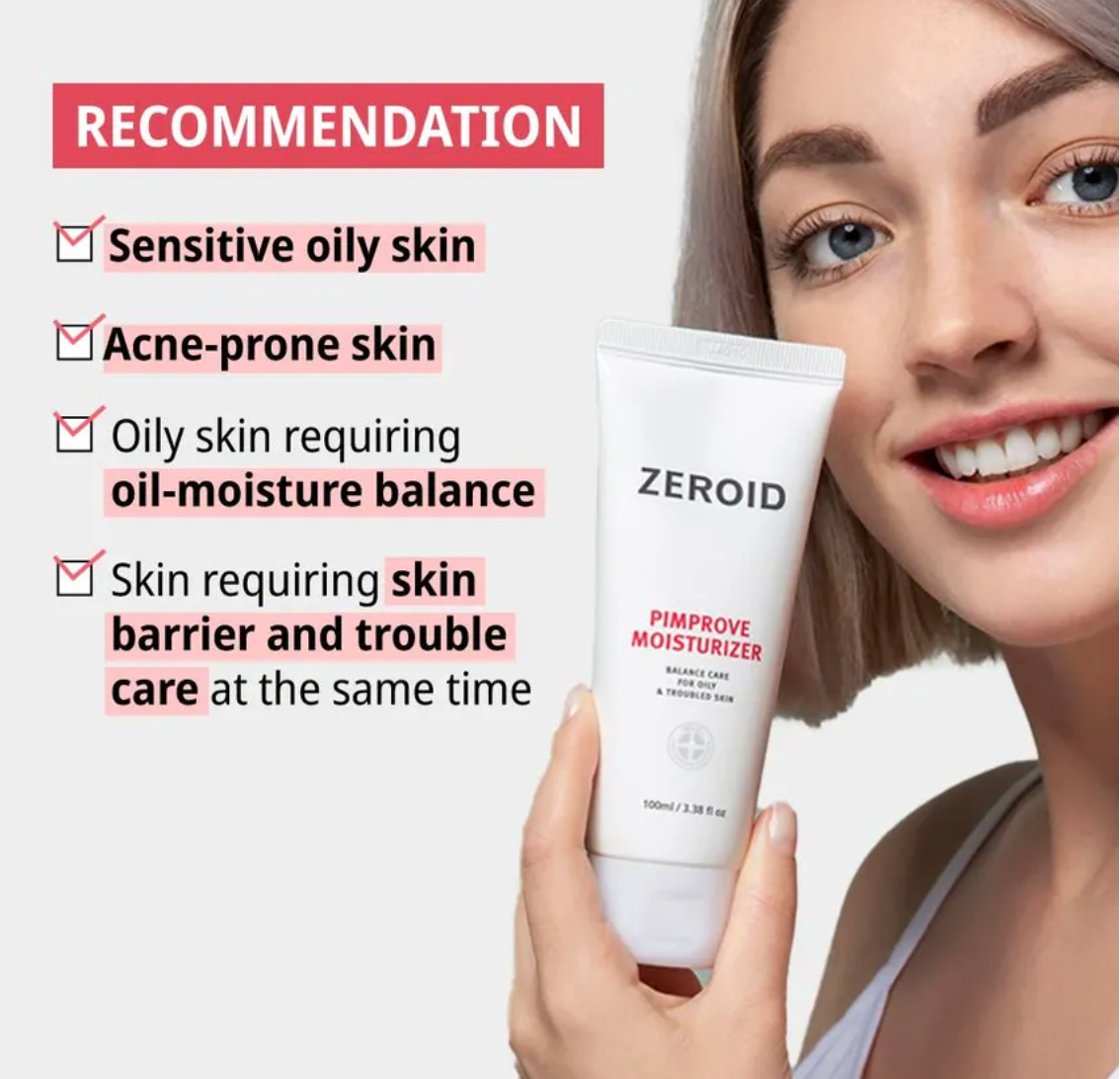 Zeroid -Pimprove Moisturiser 100ml