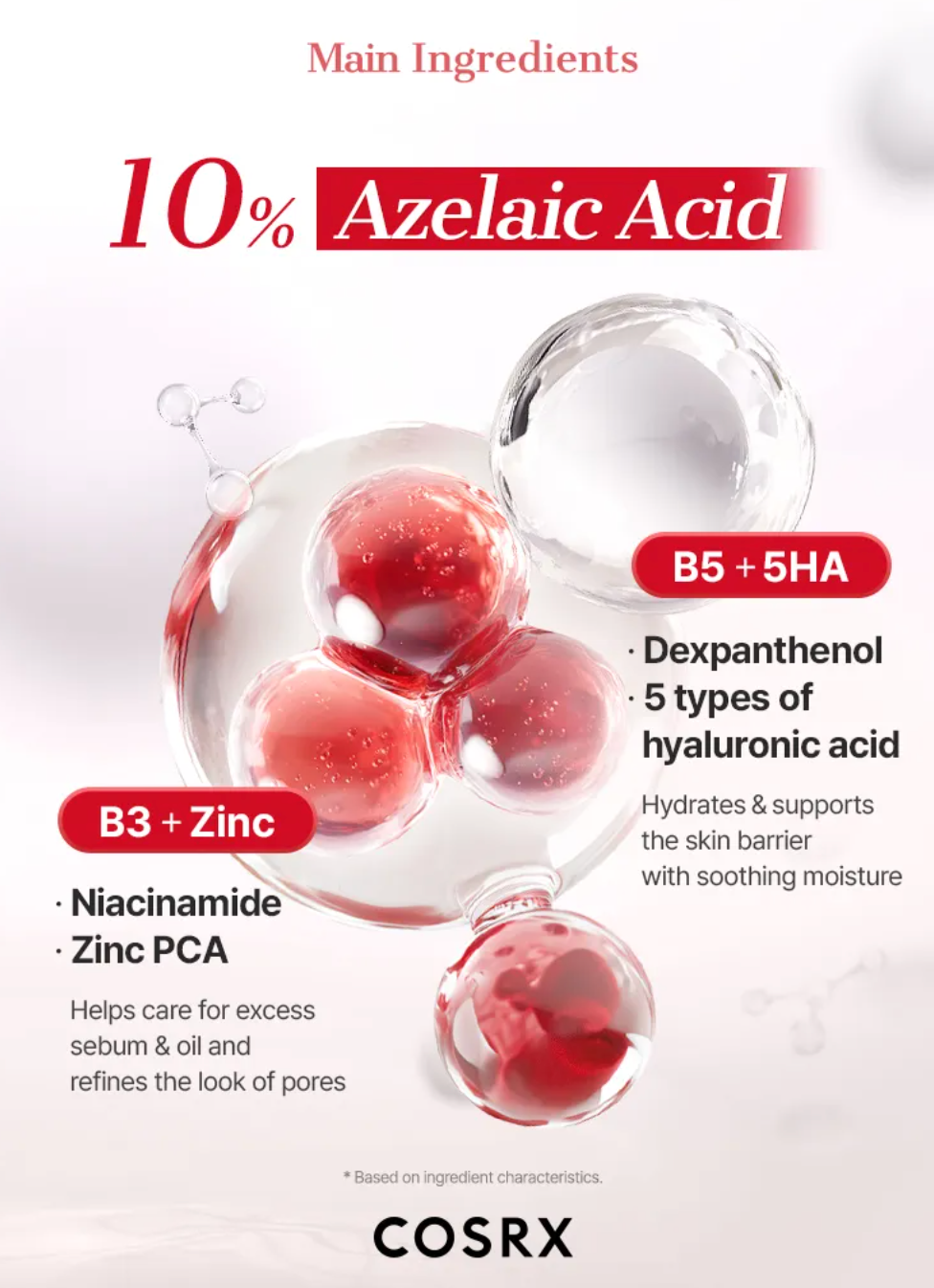 COSRX - Azelaic Acid 10% B5 Redness Soothing Cream
