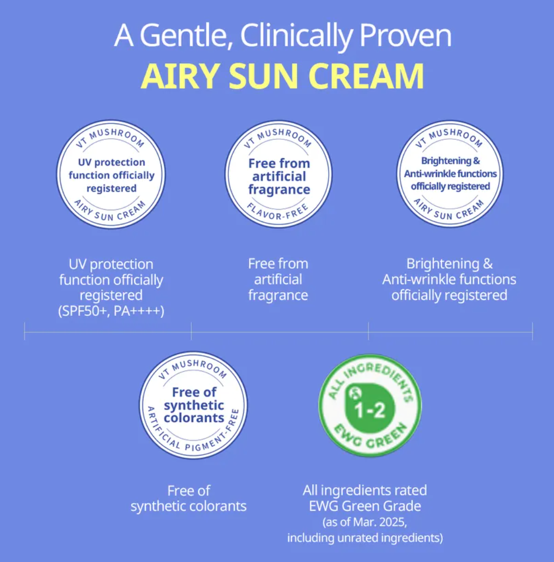 VT Cosmetics - Airy Sun Cream