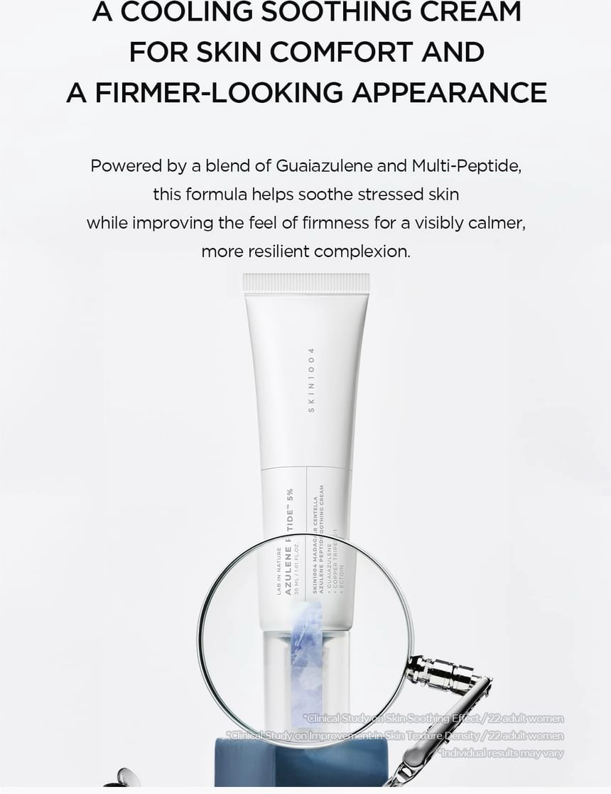 SKIN1004 - Lab in Nature Madagascar Centella Azulene Peptide 5 Soothing Cream 30ml (coming soon)