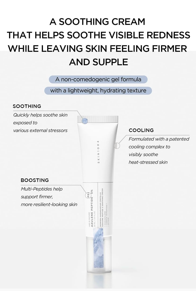 SKIN1004 - Lab in Nature Madagascar Centella Azulene Peptide 5 Soothing Cream 30ml (coming soon)
