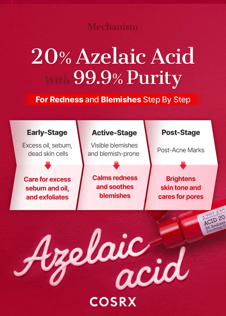 COSRX - Azelaic Acid 20 B5 Redness Soothing Cream (coming soon)