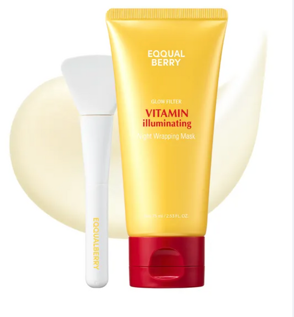 EQQUALBERRY - Vitamin Illuminating Night Wrapping Mask Set