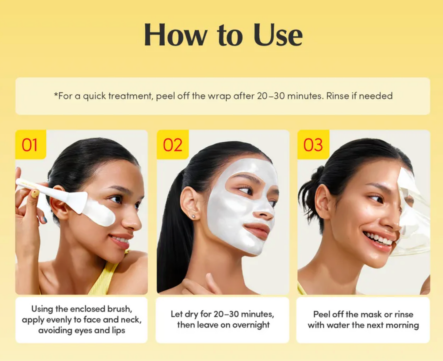 EQQUALBERRY - Vitamin Illuminating Night Wrapping Mask Set