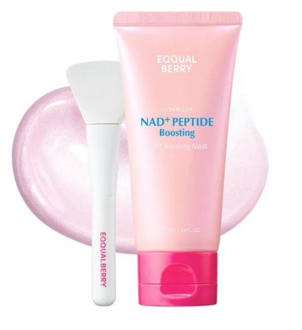 EQQUALBERRY - NAD+ Peptide Boosting Night Wrapping Mask Set