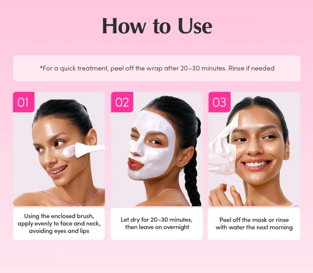 EQQUALBERRY - NAD+ Peptide Boosting Night Wrapping Mask Set
