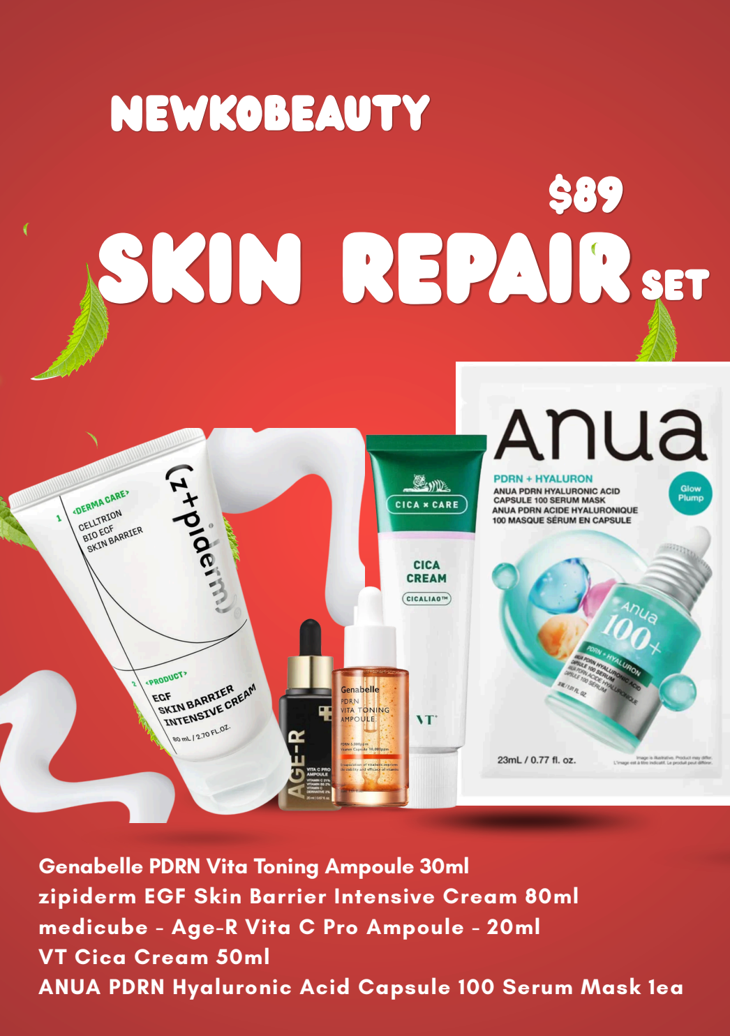 Skin Repair Set $89
