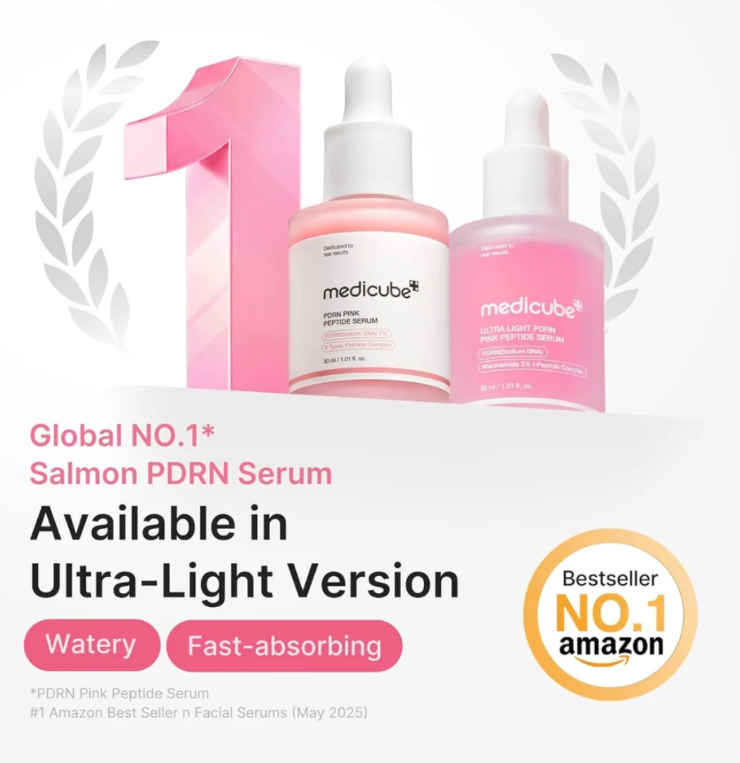 MEDICUBE PDRN Pink Peptide Serum Ultra Light (30ml)