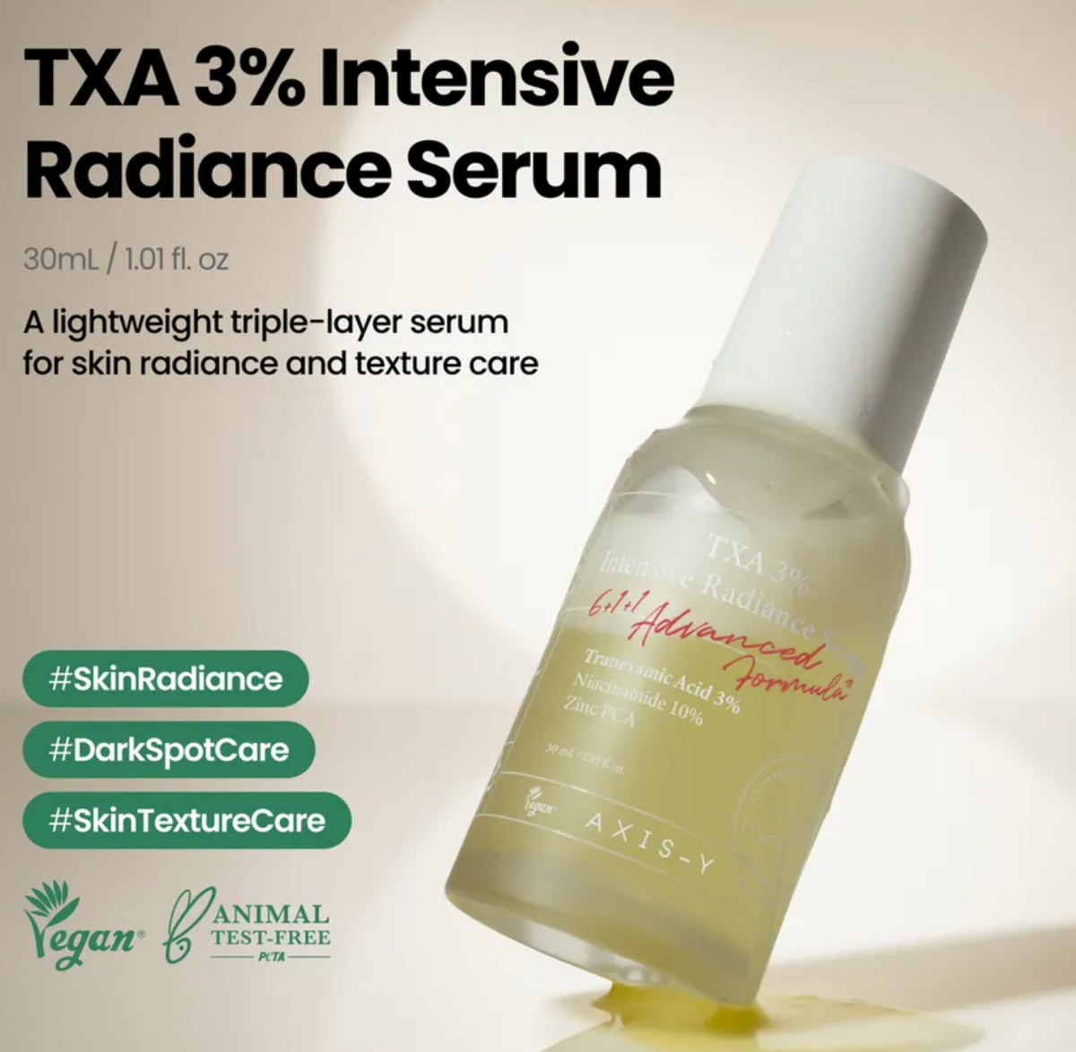 AXIS-Y - TXA 3% Intensive Radiance Serum - 30ml