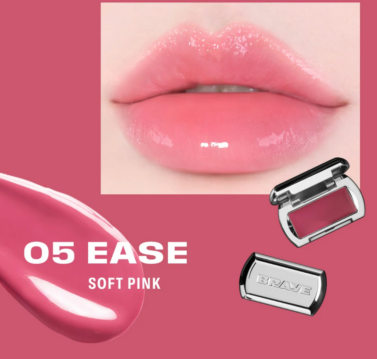 BRAYE - LIPSLEEK MINI Women's Lip and Cheek 05 Ease