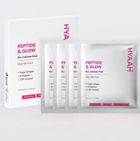 HYAAH - Peptide & Glow Biocellulose Mask 1ea