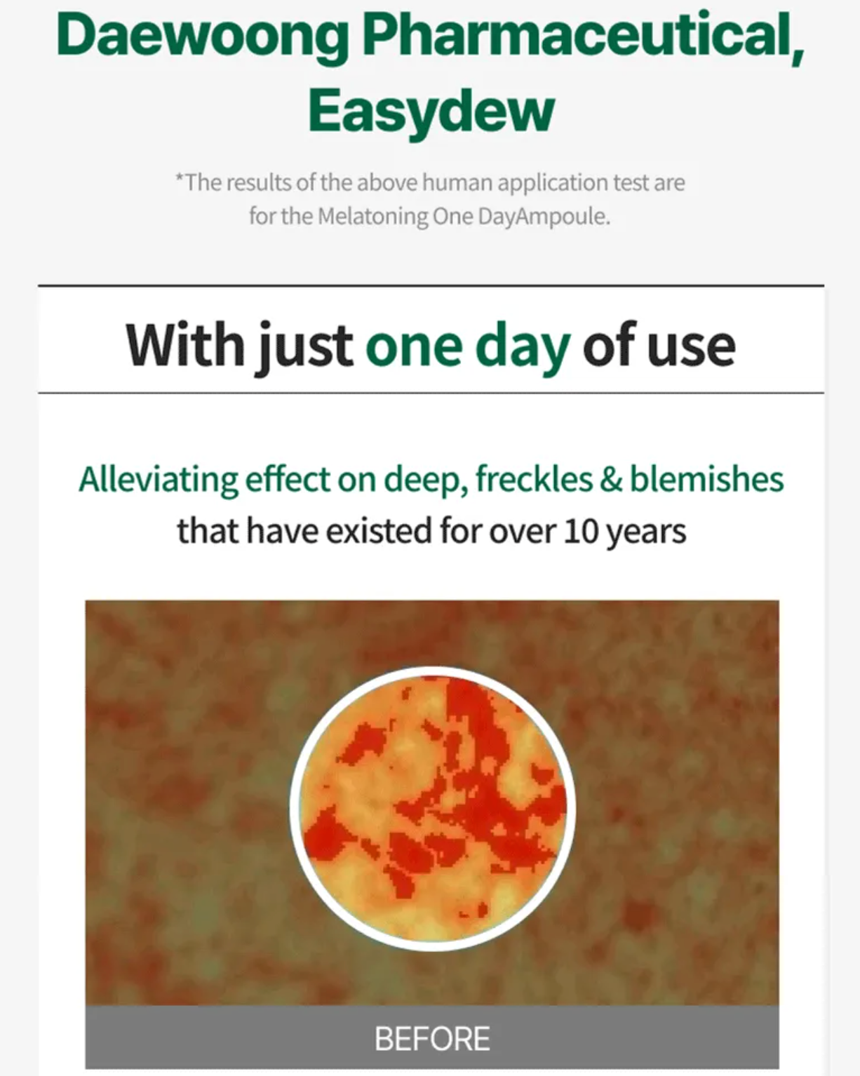 Easydew - DW-EGF MELATONING ONEDAY AMPOULE 30ml