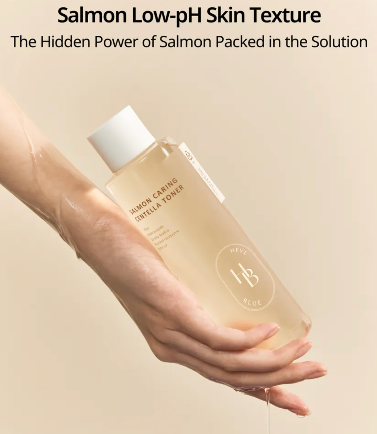 Heveblue - Salmon Caring Centella Toner 200ml