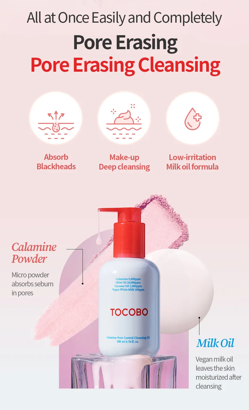 TOCOBO - Calamine Pore Control Cleansing Oil - 200ML