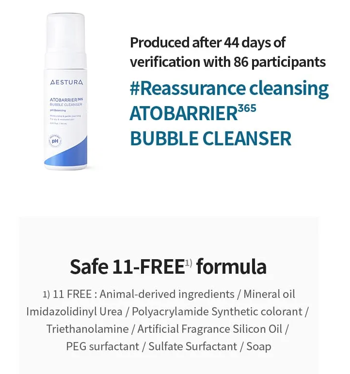 Aestura - ATOBARRIER 365 Bubble Cleanser 150ml