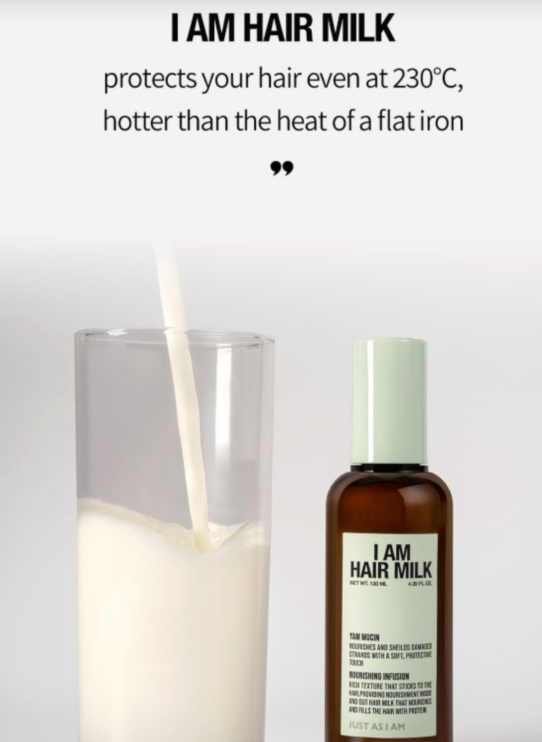 [JUST AS I AM] Hair Milk 130ml