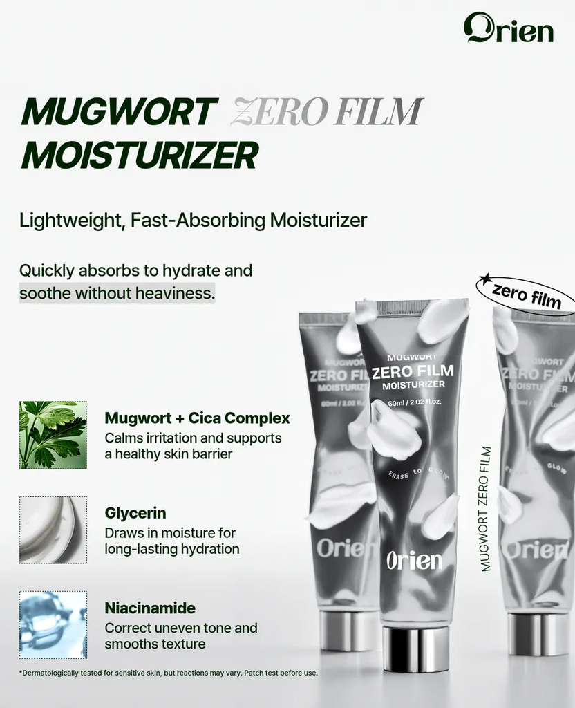 Orien - Mugwort Zero Film Moisturiser 60ml