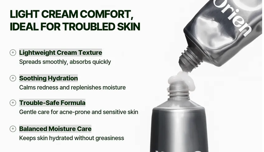 Orien - Mugwort Zero Film Moisturiser 60ml