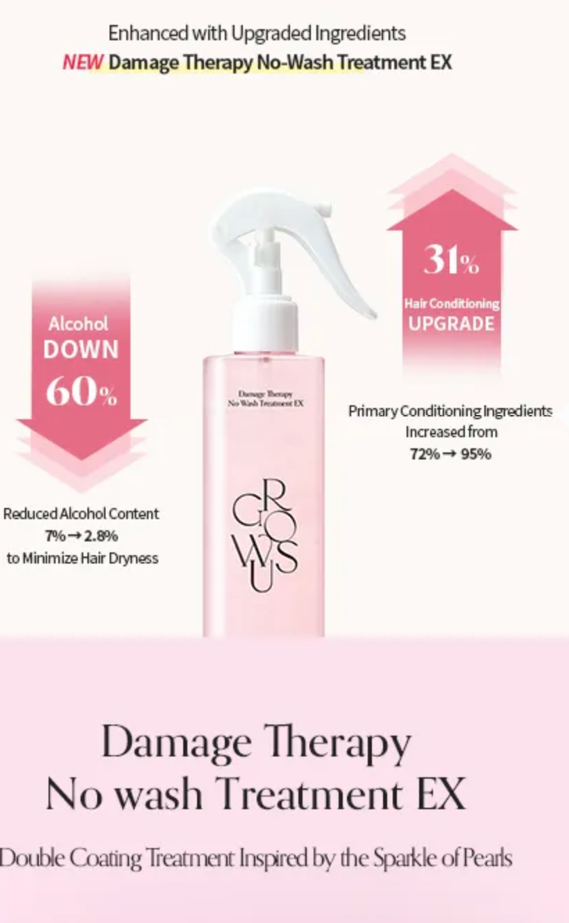 GROWUS - Damage Therapy No-Wash Treatment Ex (250ml)