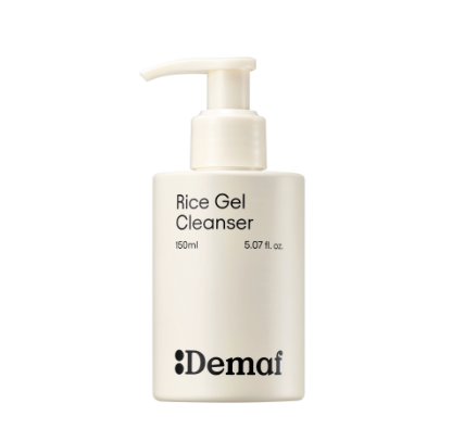 De:maf - All Day Glow Rice Jelly Cleanser, 56% Rice Extract (2026 renewal)