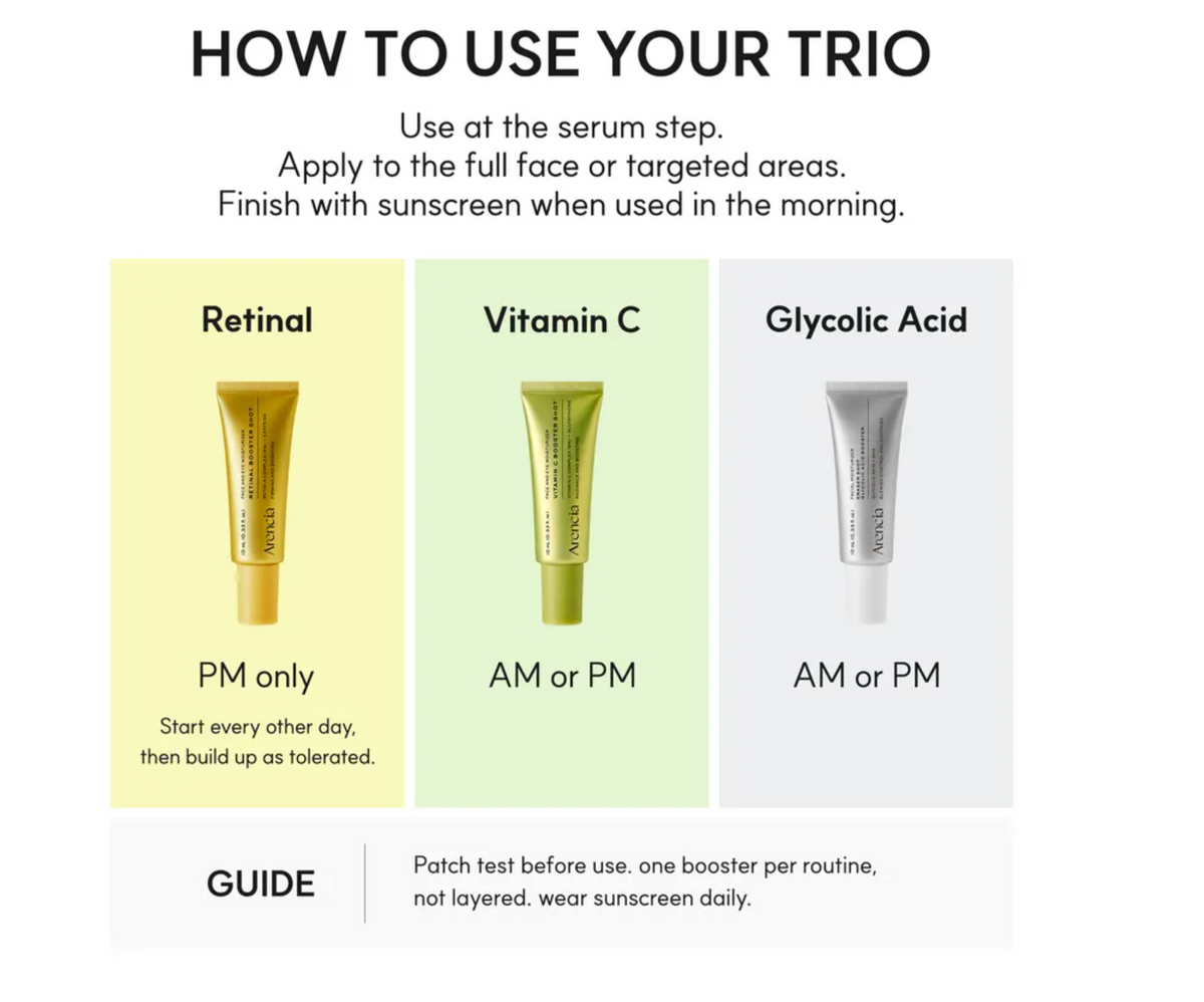 Arencia - Skin Clarifying Booster Shot Trio - 3 pcs