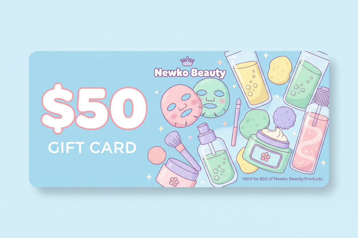 Newko Beauty $50 Gift Card with Cosmetics